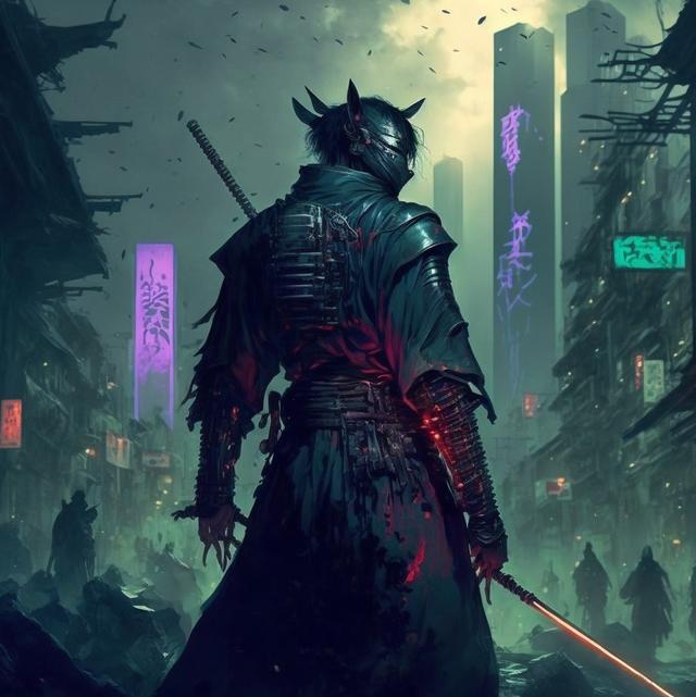 Cyber Samurai Mint Pass - Matrica